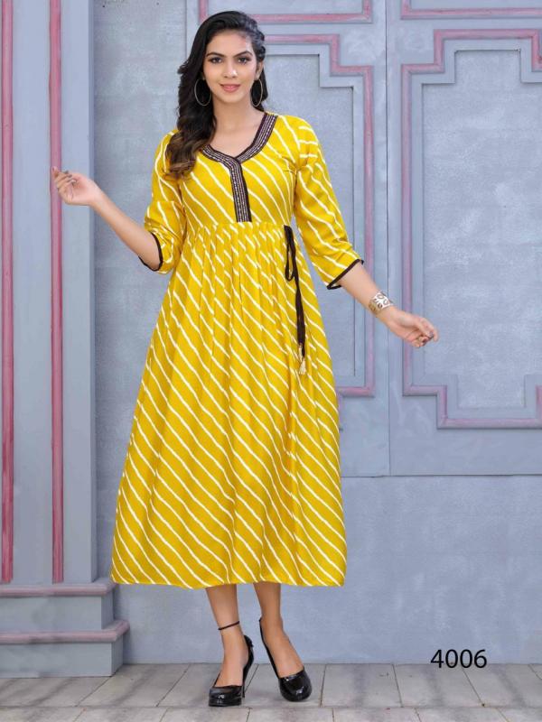 Trendy Mohra Rayon Designer Exclusive Kurti Collection